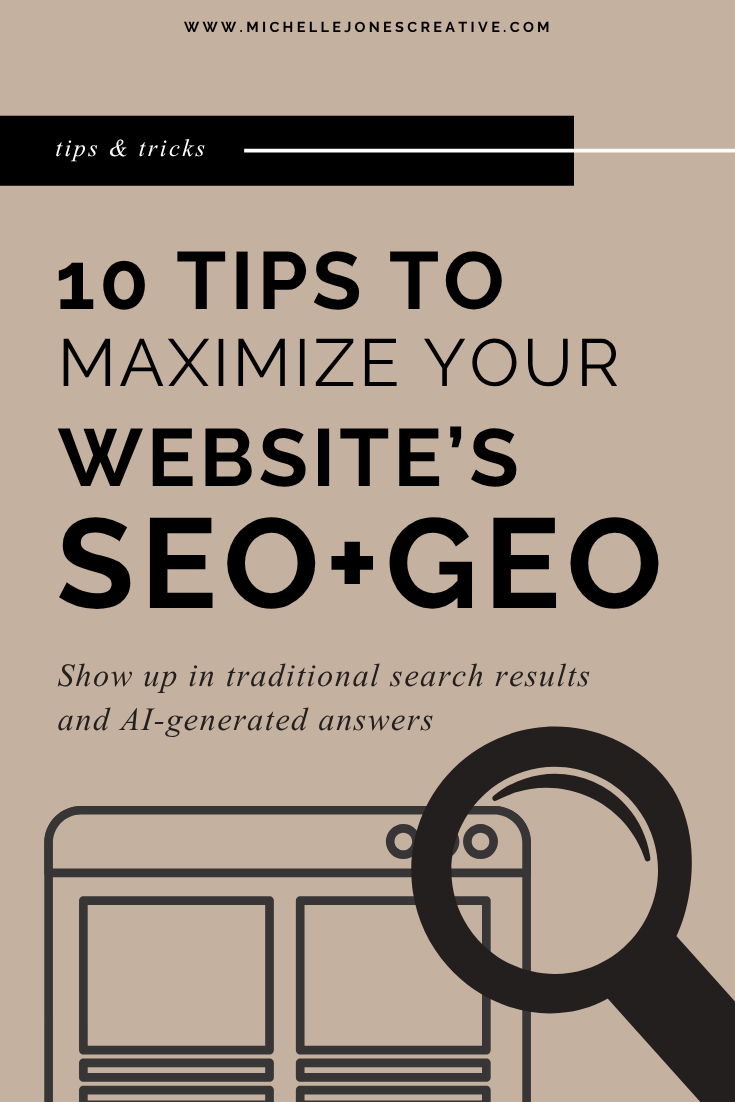 10 tips to maximize website SEO and GEO