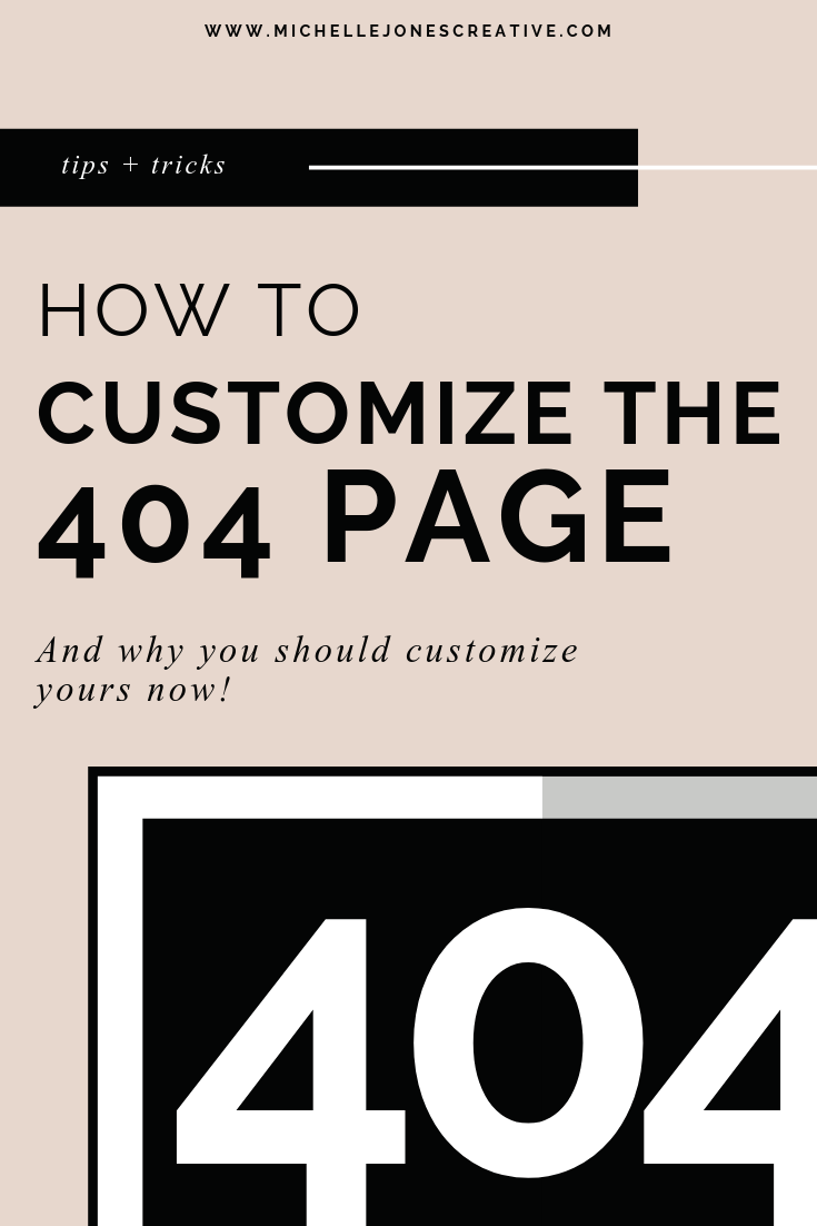 How to customize the 404 Page
