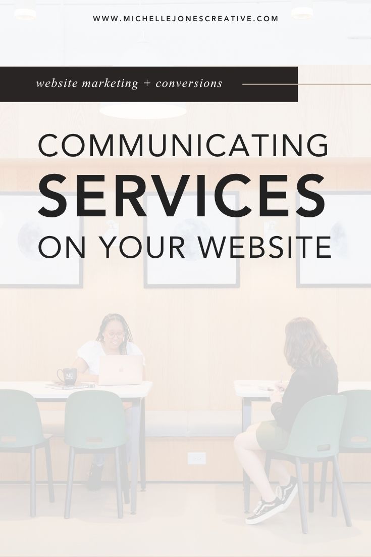 Guide to communicating services on your website effectively